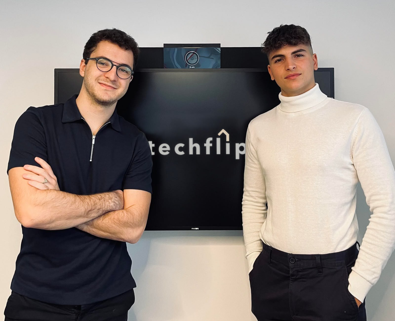Anxo Cousillas y Manuel Grinspun, fundadores de Techflip